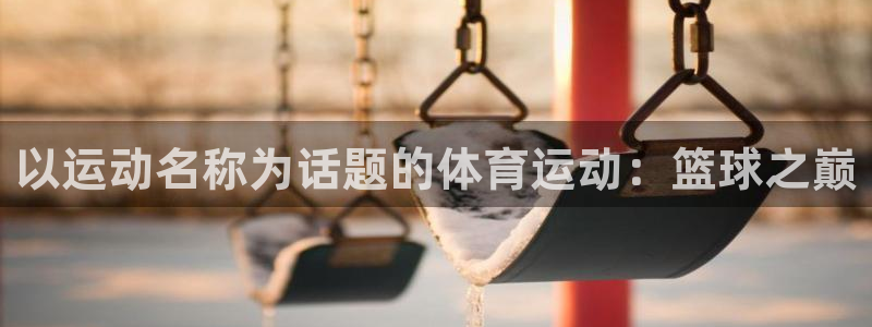 杏悦4开户：以运动名称为话题的体育运动：篮球之巅