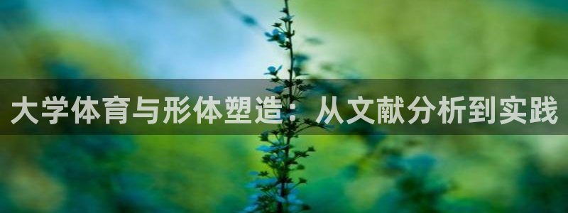 杏悦能源：大学体育与形体塑造：从文献分析到实践